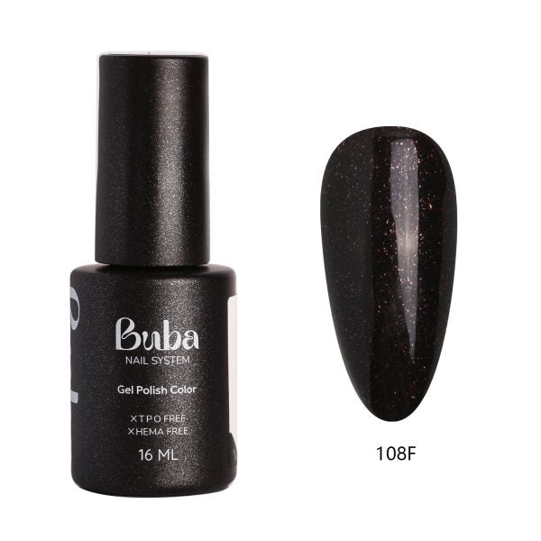 לק ג׳ל BUBA HEMA FREE גוון 108 16 מ״ל