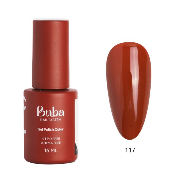 לק ג׳ל BUBA HEMA FREE גוון 117 16 מ״ל