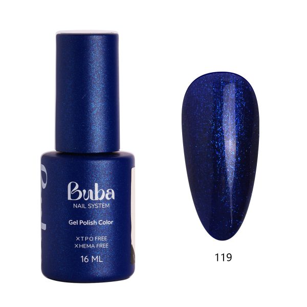 לק ג׳ל BUBA HEMA FREE גוון 119 16 מ״ל