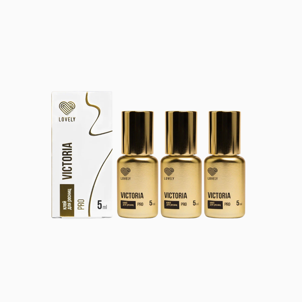 فيكتوريا برو | غراء لتطويل الرموش ٥ مل ٣ قطع