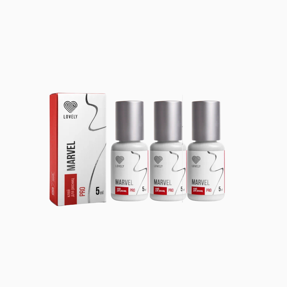 مارفل برو | غراء لتطويل الرموش ٥ مل ٣ قطع