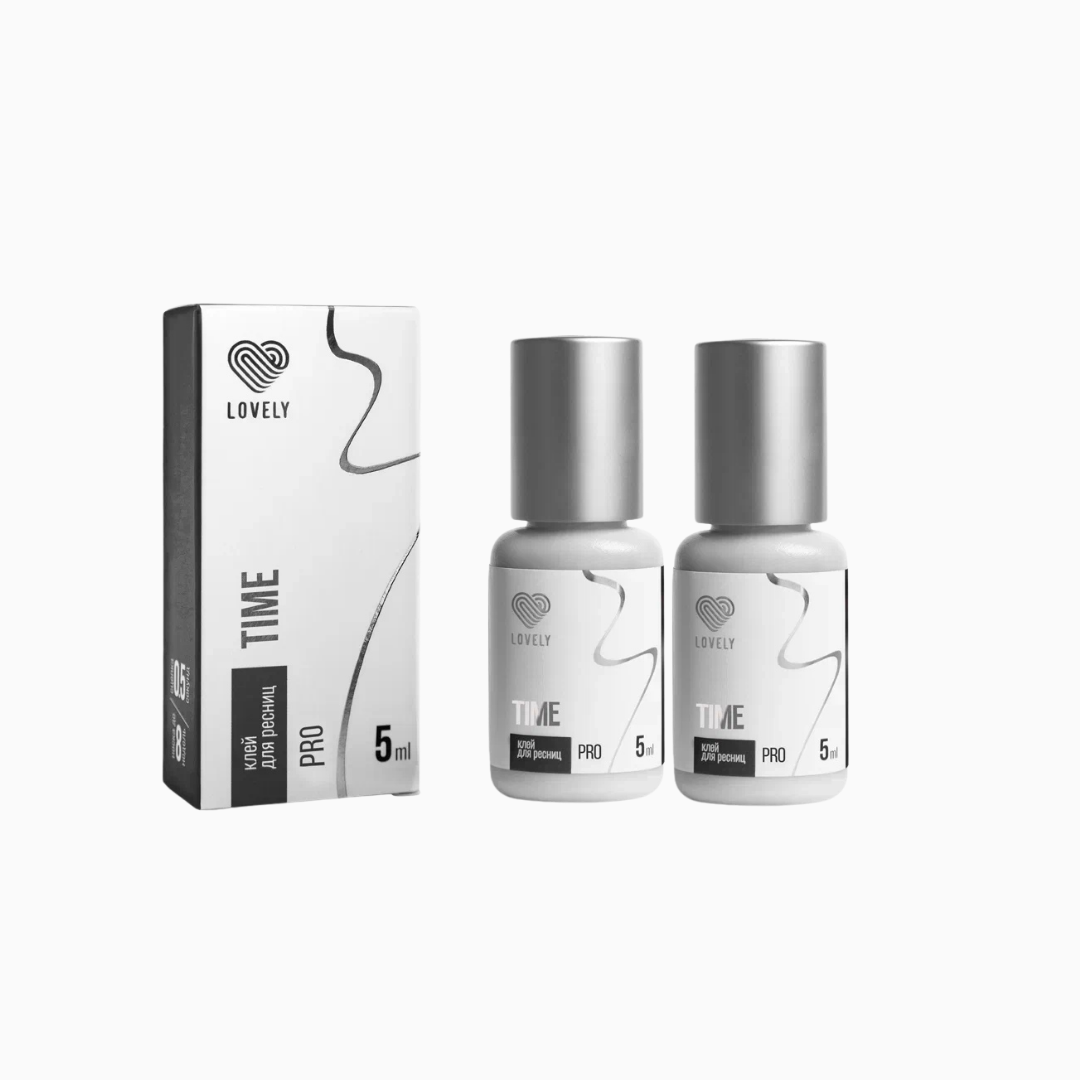 Time PRO | דבק להלחמת ריסים 5 מ״ל 2 יח׳