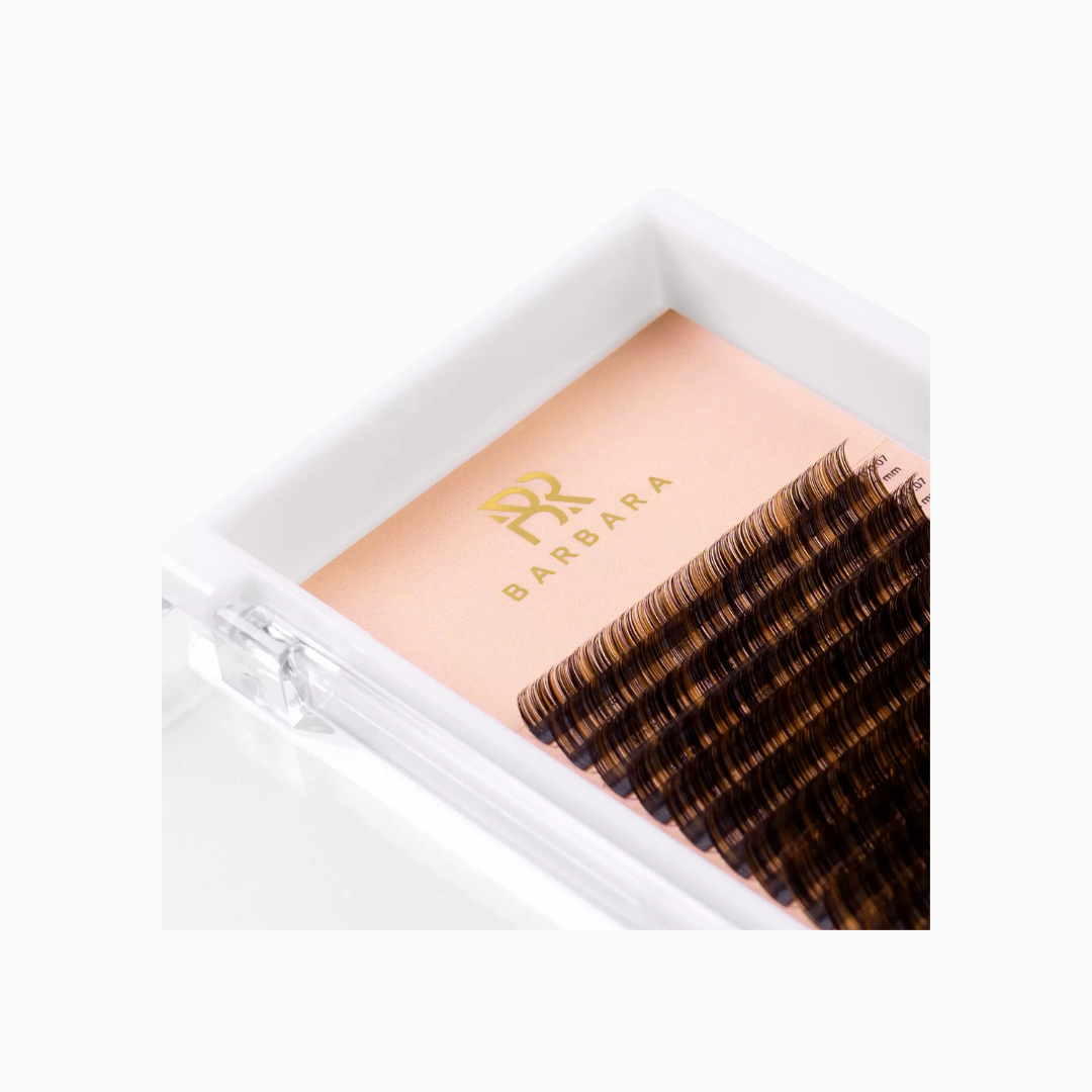 Eyelash Extensions Dark Brown | ריסים להלחמה אורך בודד