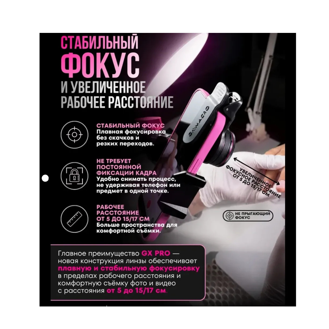 GritMACRO GX PRO | Макрообъектив для комфортной и естественной съемки