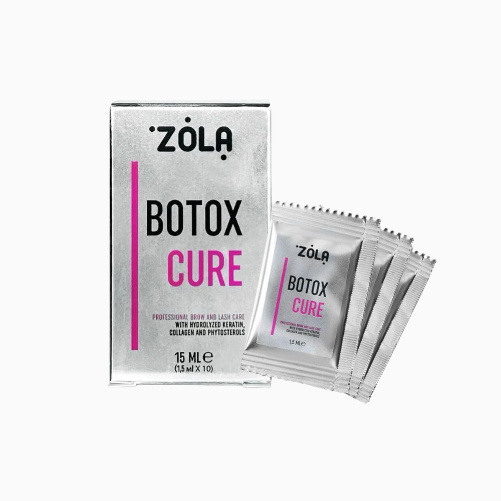 בוטוקס לריסים ולגבות BTX Cure | מארז 10 שקיות × 1.5 מ"ל