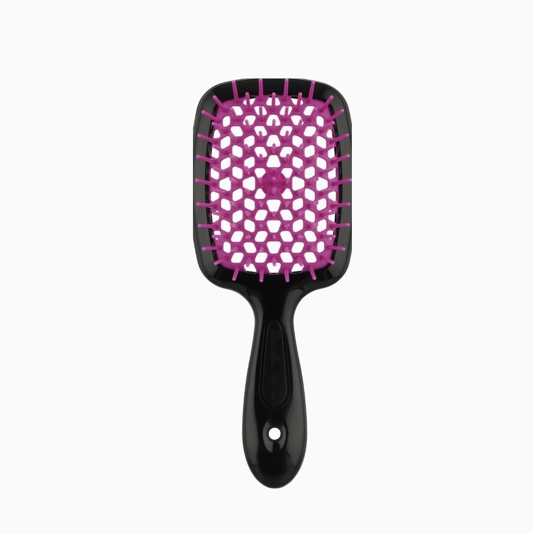 Superbrush Small Black With Fuchsia | מברשת לשער