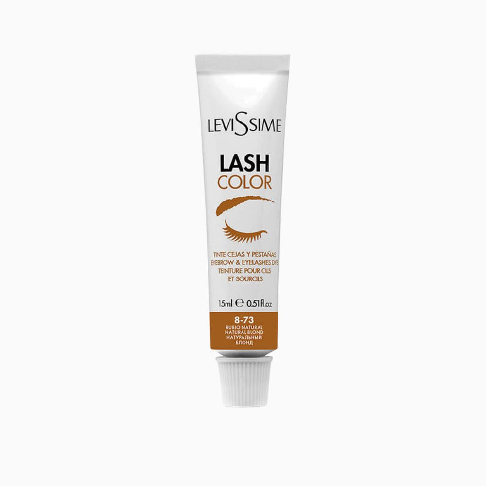 צבע מקצועי LeviSsime Lash Color № 8-73 בגוון בלונד טבעי לריסים ולגבות. כיסוי אחיד, מראה רך וטבעי במיוחד לשימוש מקצועי.