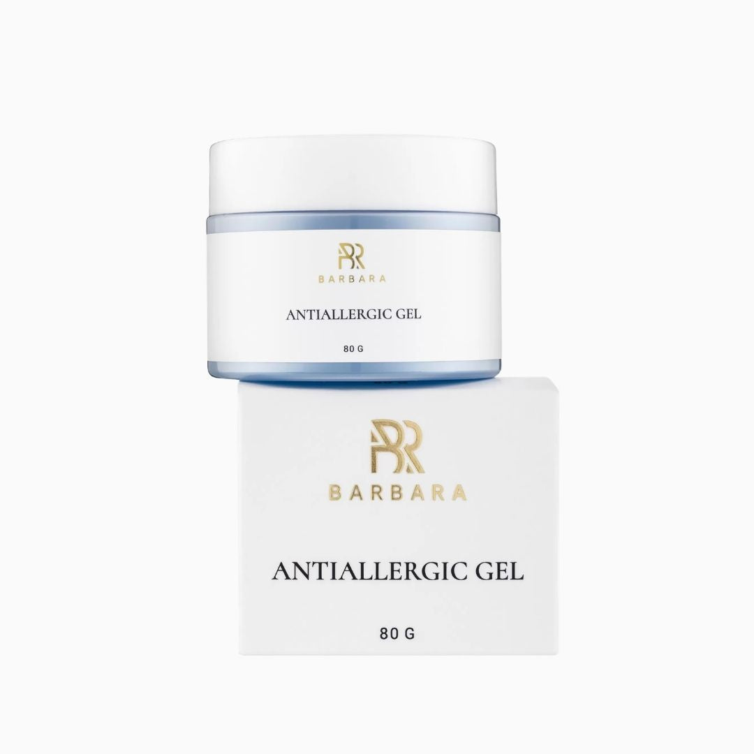 ג’ל אנטי־אלרגי BARBARA 80 גרם להפחתת אדי דבק בהלחמת ריסים