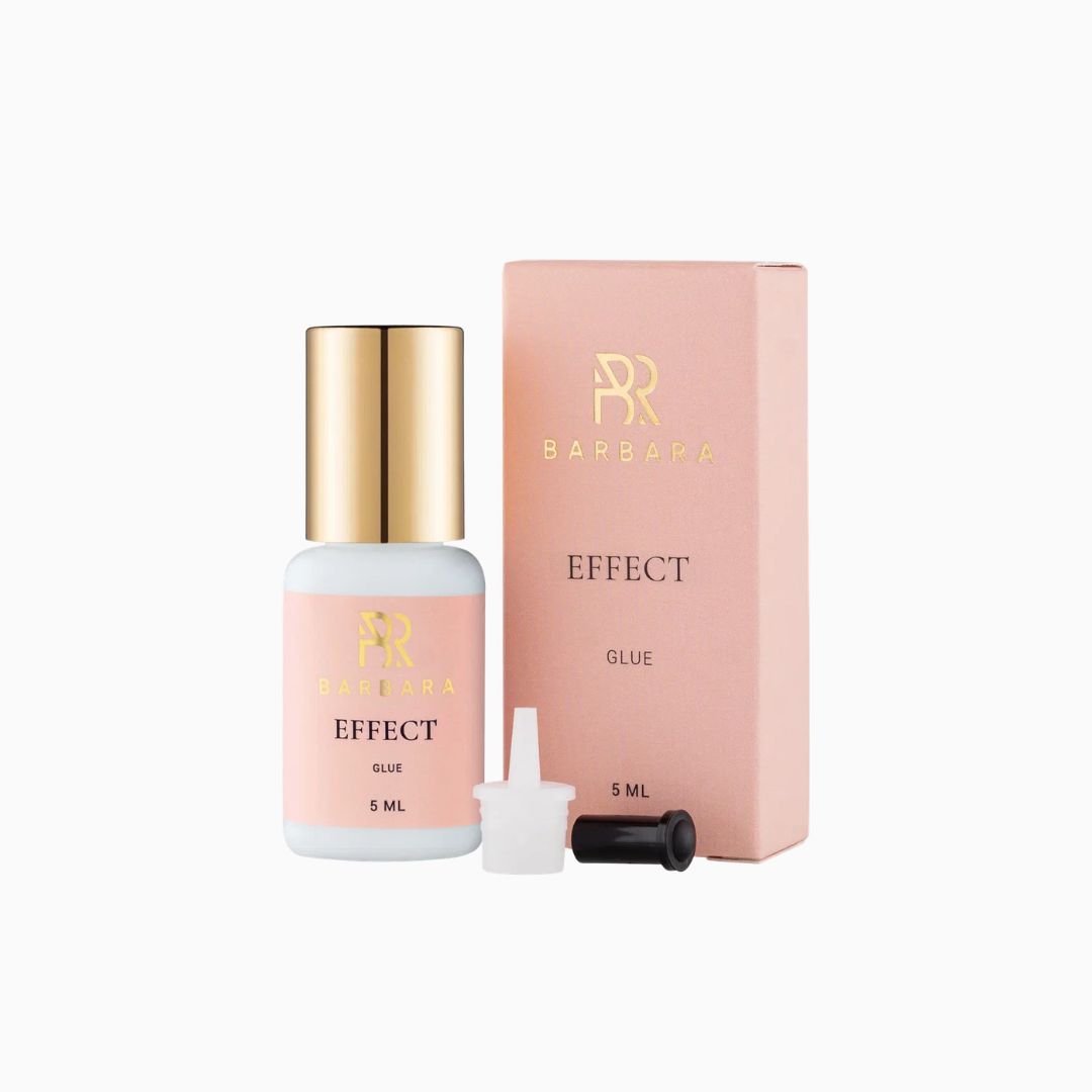 Barbara Effect eyelash extension glue 5ml pink packaging
