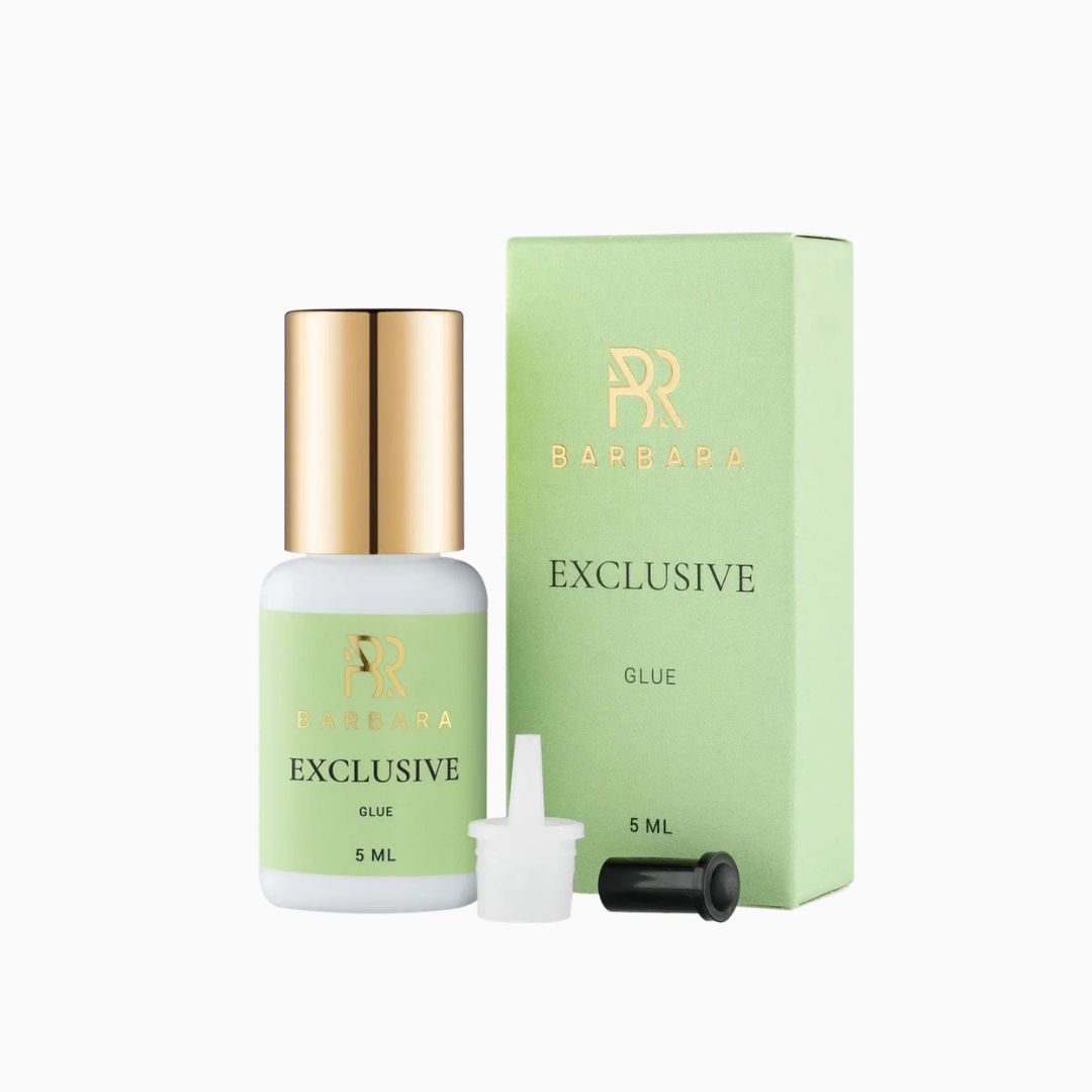 Barbara Exclusive eyelash extension glue 5ml green bottle