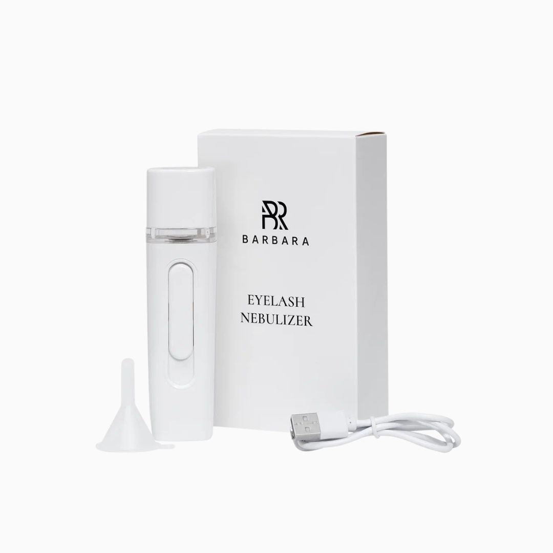 נבולייזר לריסים BARBARA עם טעינת USB לקיבוע דבק לאחר הלחמה