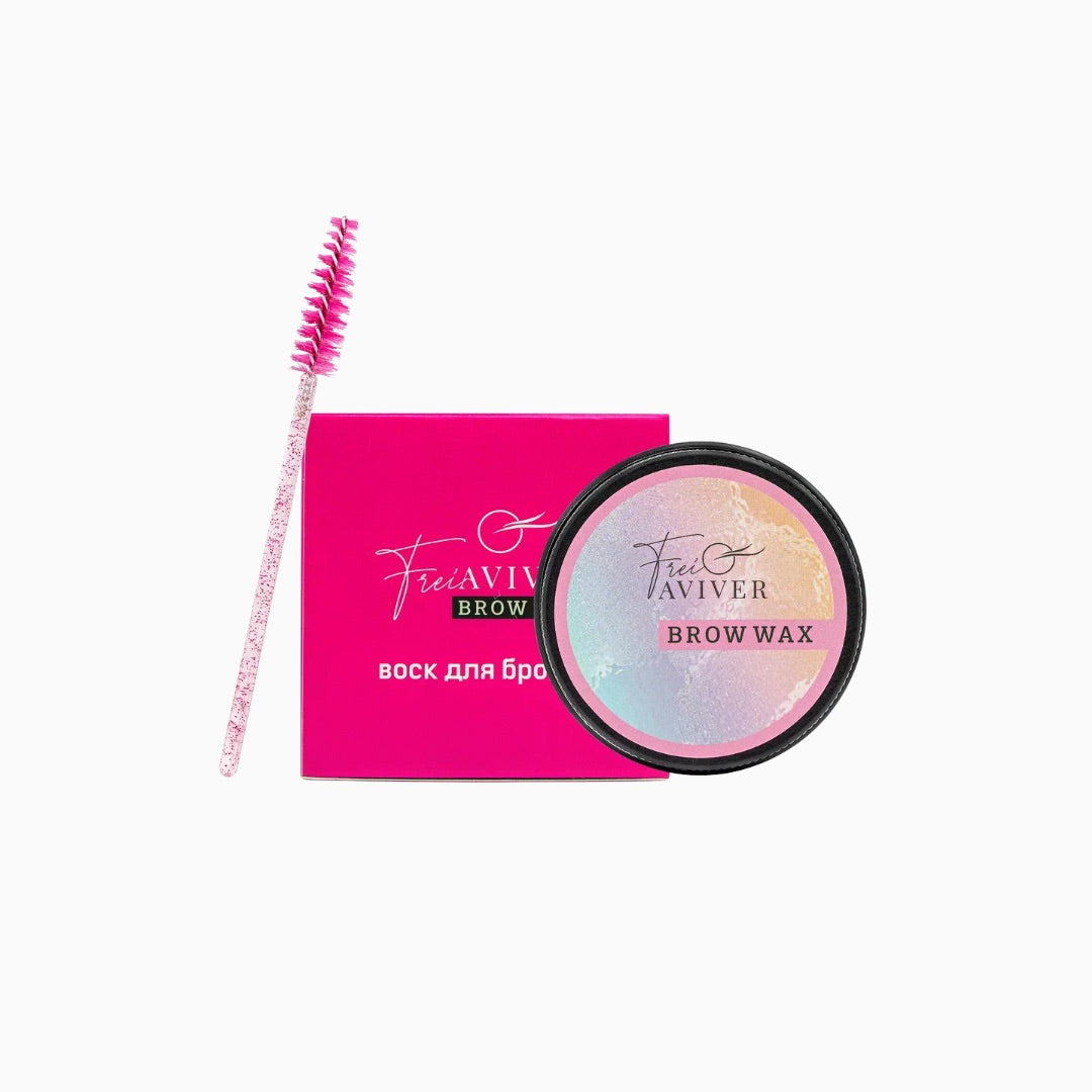 ווקס FreiAviver לעיצוב וקיבוע גבות עם מברשת ספירלה