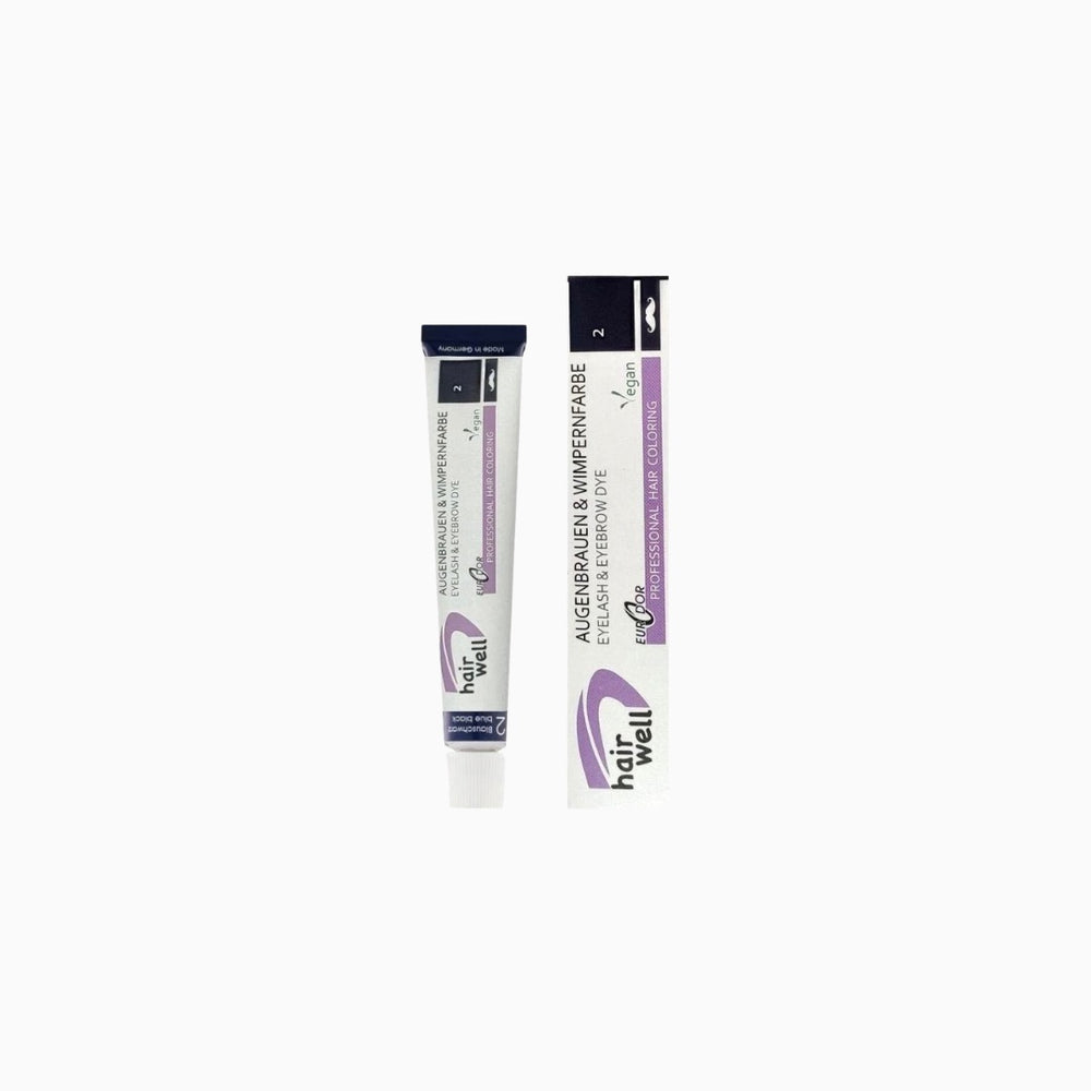צבע Hairwell מספר 2 Blue Black לגבות ולריסים