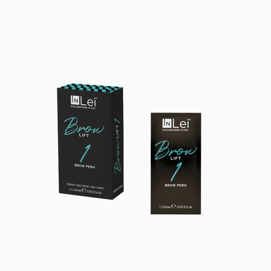 InLei Brow Lift 1 – חומר להרמת גבות, קופסה עם 9 סאשים