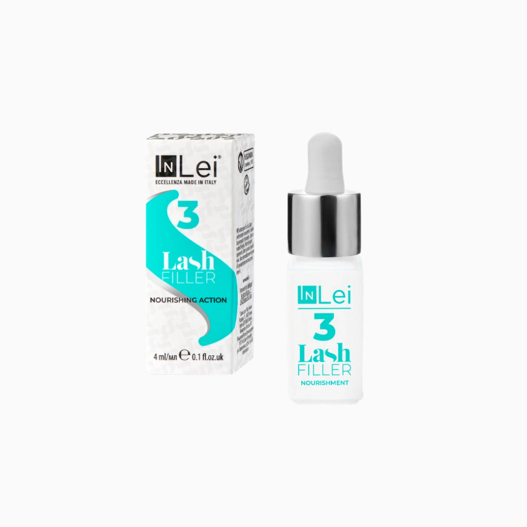 InLei® Lash Filler 3 – חומר משקם לשלב השלישי בהרמת ריסים | בקבוק 4 מ״ל