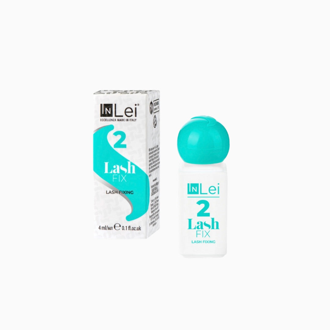 nLei® Lash Fix 2 – חומר לשלב השני בהרמת ריסים | בקבוק 4 מ״ל