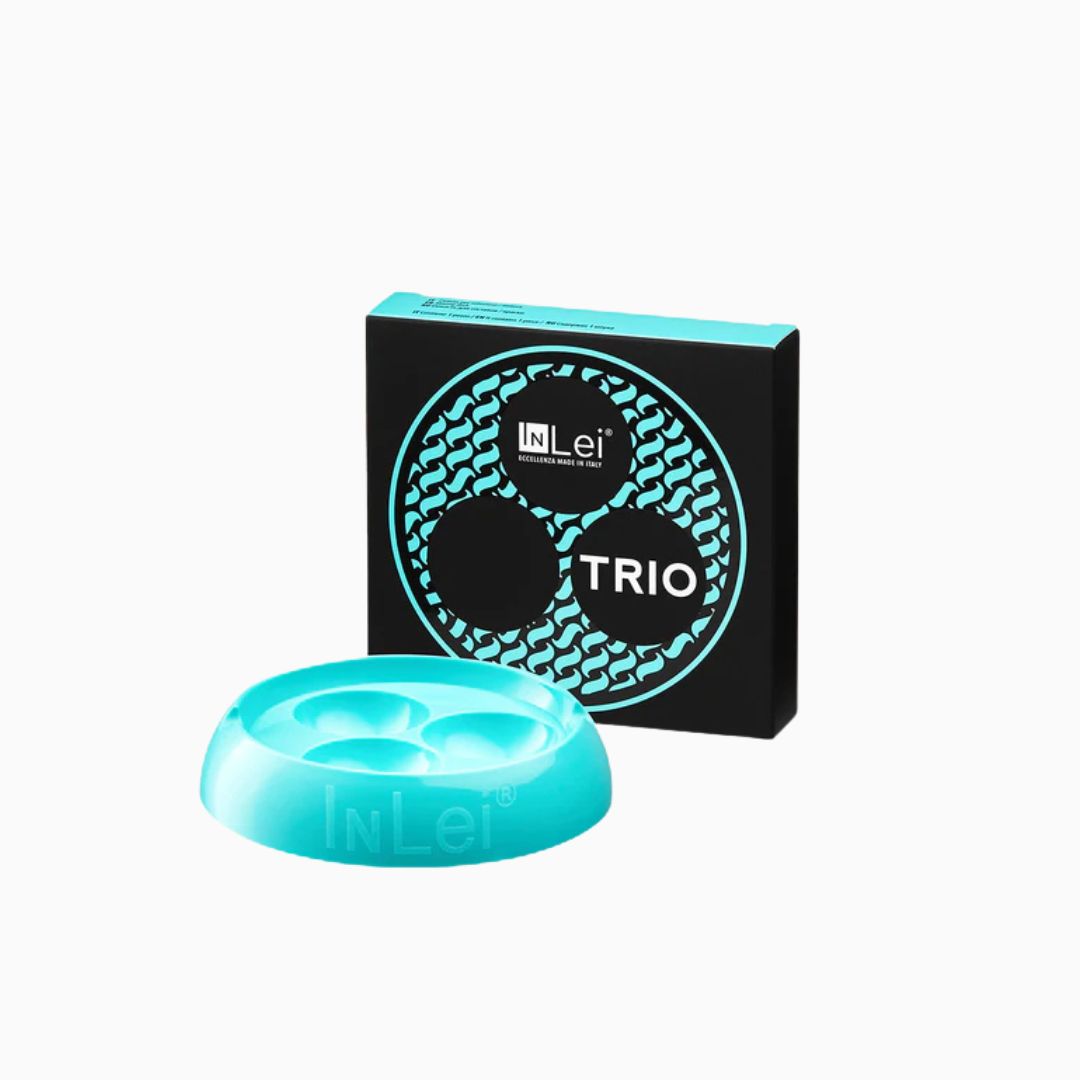 InLei TRIO פלטת ערבוב מקצועית עם 3 תאים לצבע