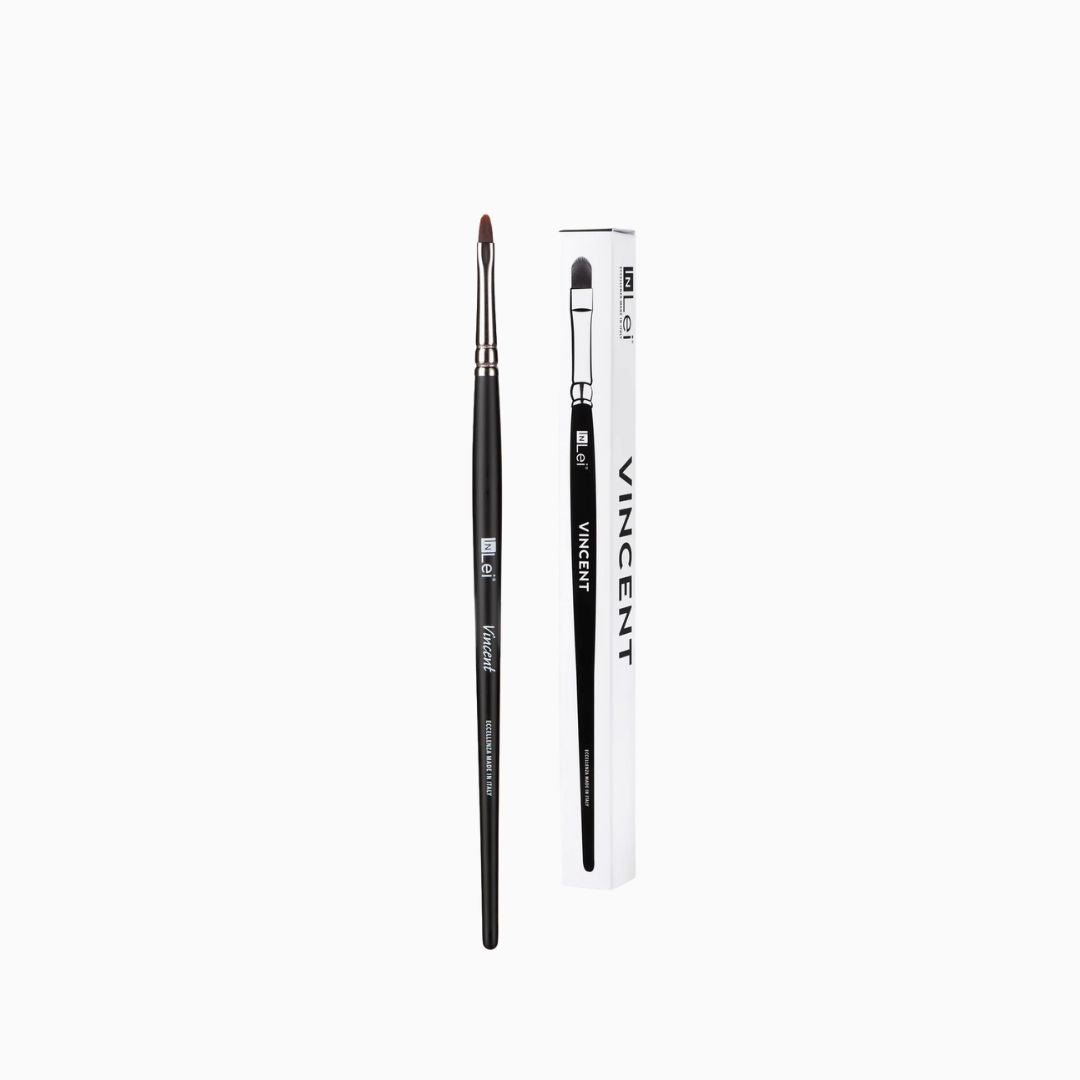 מברשת InLei Vincent מקצועית עם ראש מעוגל לדיוק ועיצוב גבות