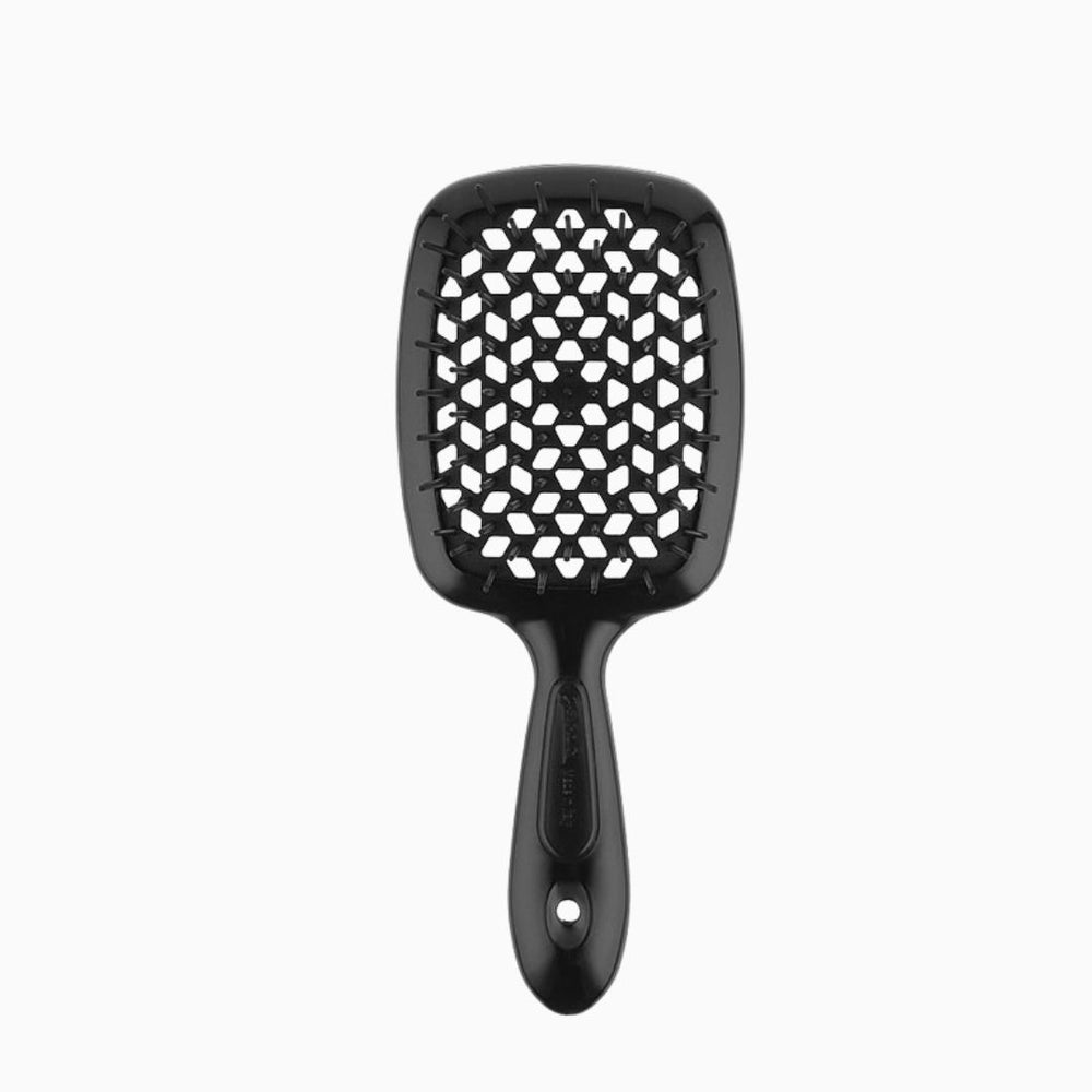 מברשת שיער Janeke Superbrush שחורה מאווררת לייבוש מהיר