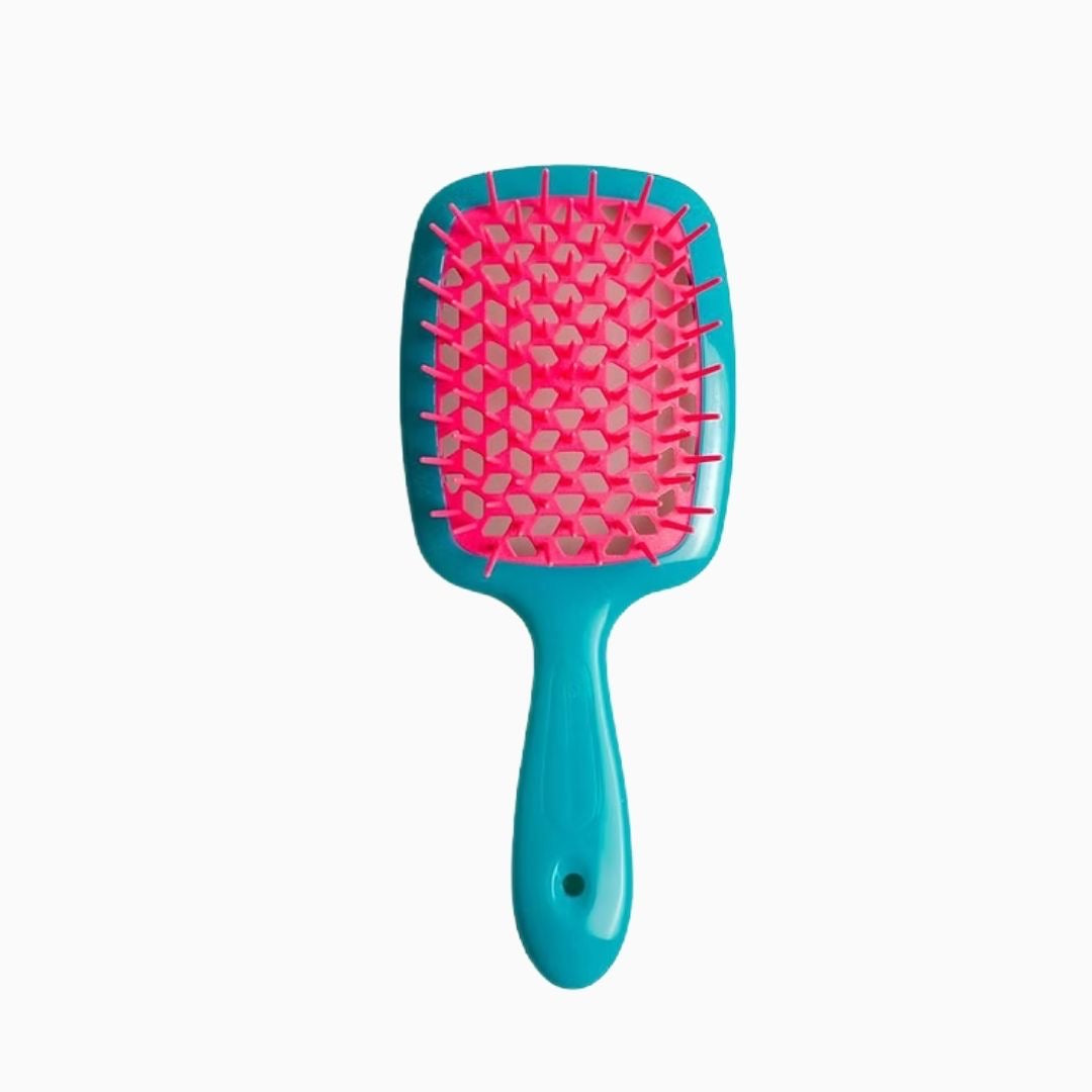 Superbrush Turquoise With Pink | מברשת לשער