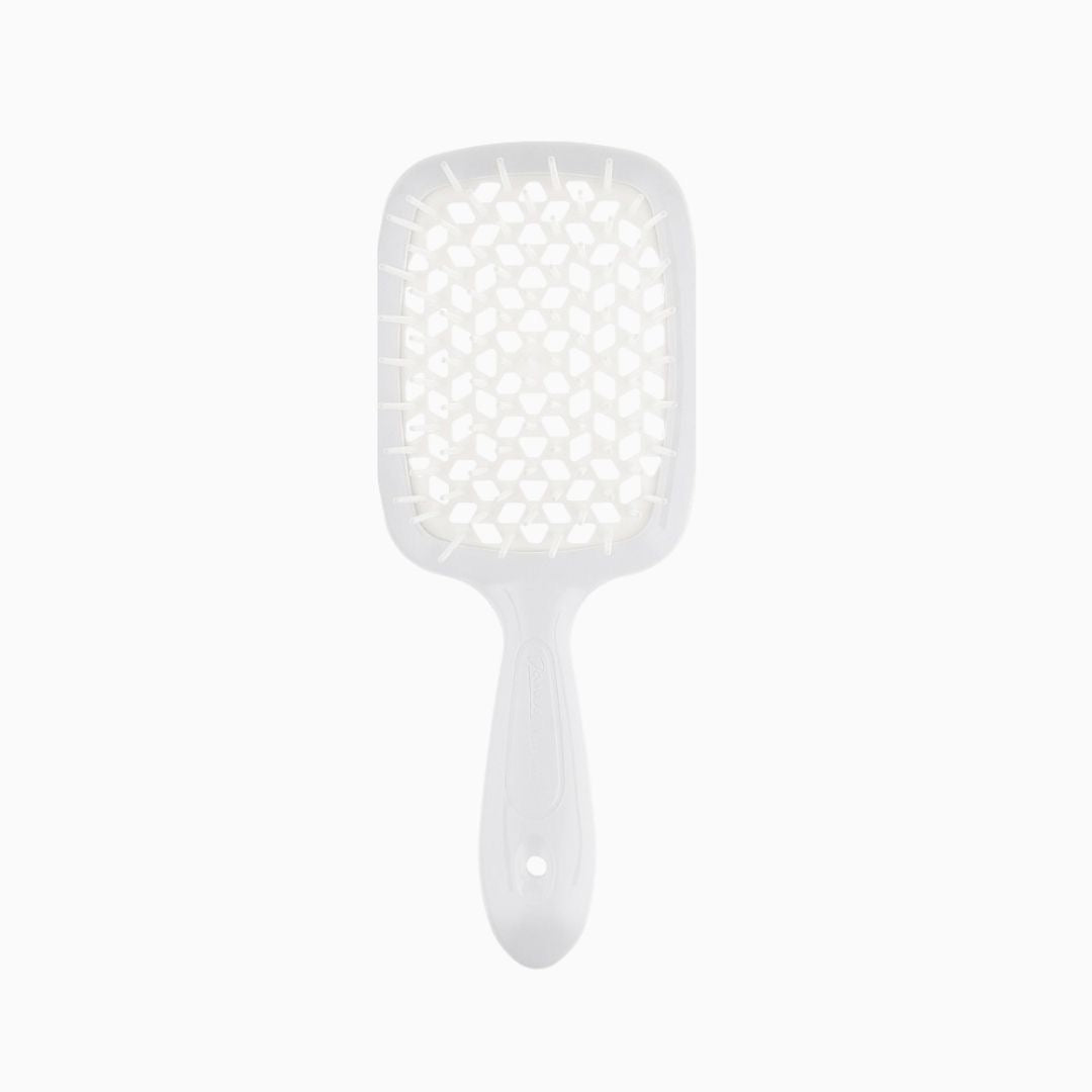 מברשת שיער Janeke Superbrush לבנה מאווררת לייבוש מהיר