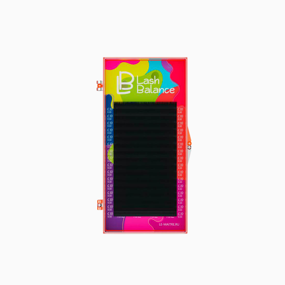 ריסי Le Maitre Lash Balance שחור 16 שורות מיקס