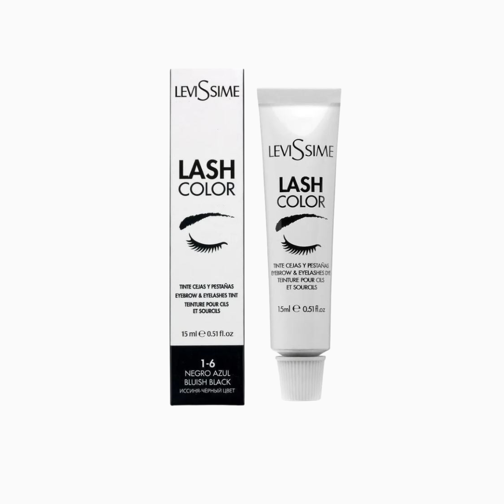 צבע מקצועי LeviSsime Lash Color № 1-6 שחור כחלחל לריסים וגבות