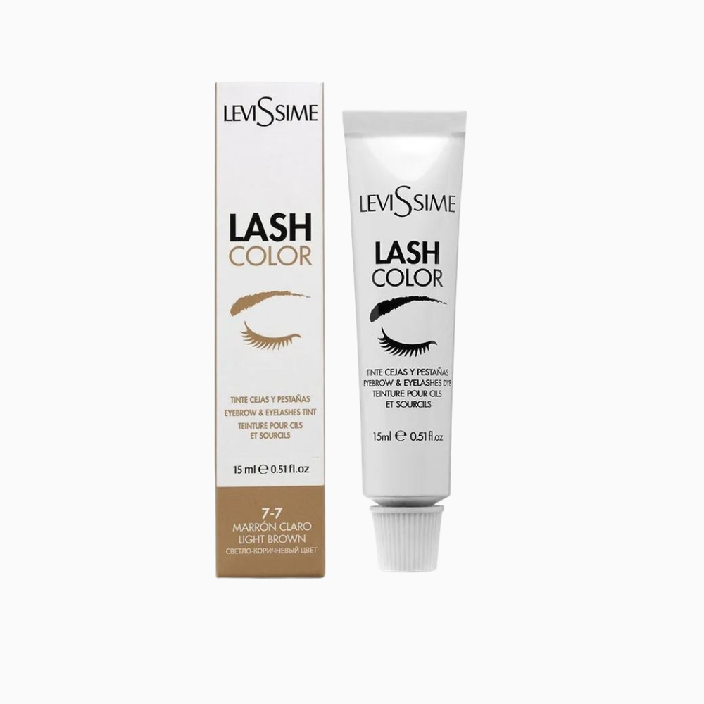 צבע מקצועי LeviSsime Lash Color № 7-7 חום בהיר לריסים וגבות