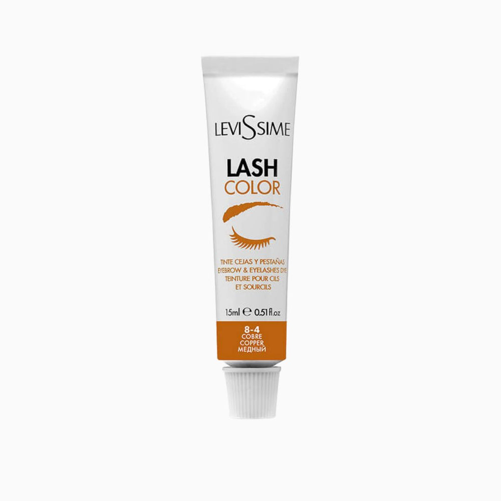 צבע נחושת מקצועי לריסים ולגבות LeviSsime Lash Color № 8-4