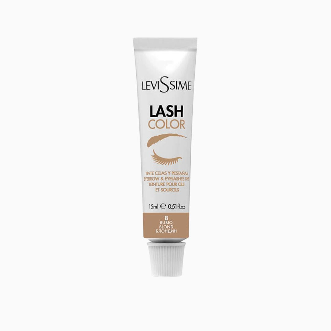 צבע בלונד מקצועי לריסים ולגבות LeviSsime Lash Color № 8