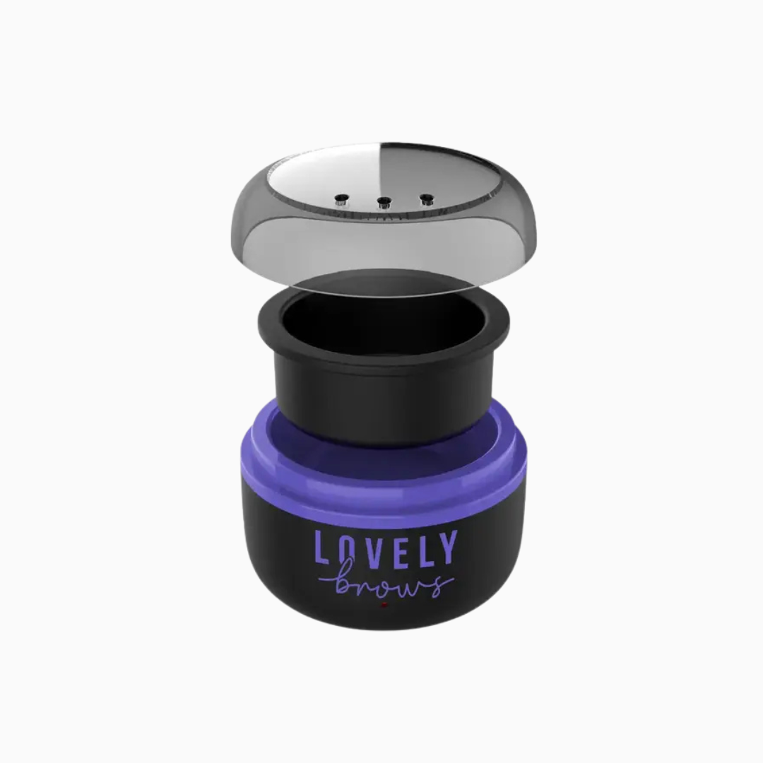 מכונת שעווה USB סגולה Lovely Brows לתיקון גבות