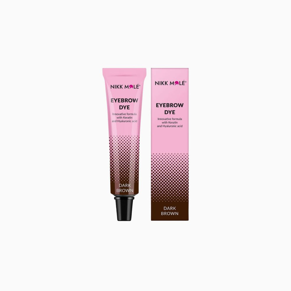 צבע לגבות Nikk Mole Dark Brown חום כהה מקצועי