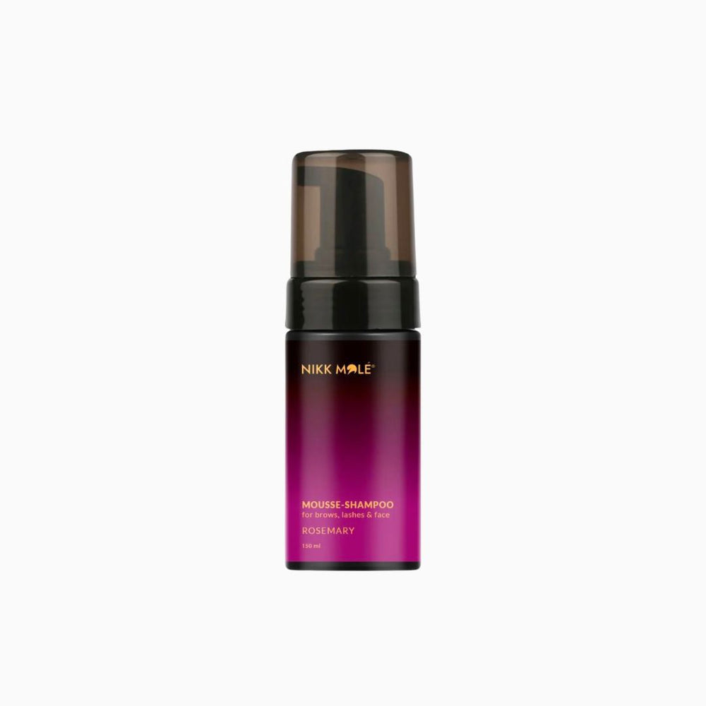 NIKK MOLE Mousse Shampoo Rosemary 150ml לריסים וגבות