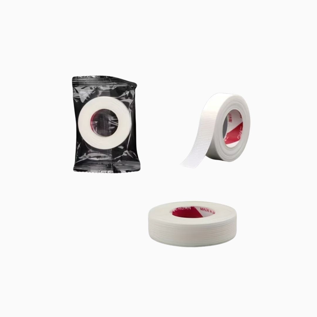 סרט דבק מחורר לבן להלחמת ריסים