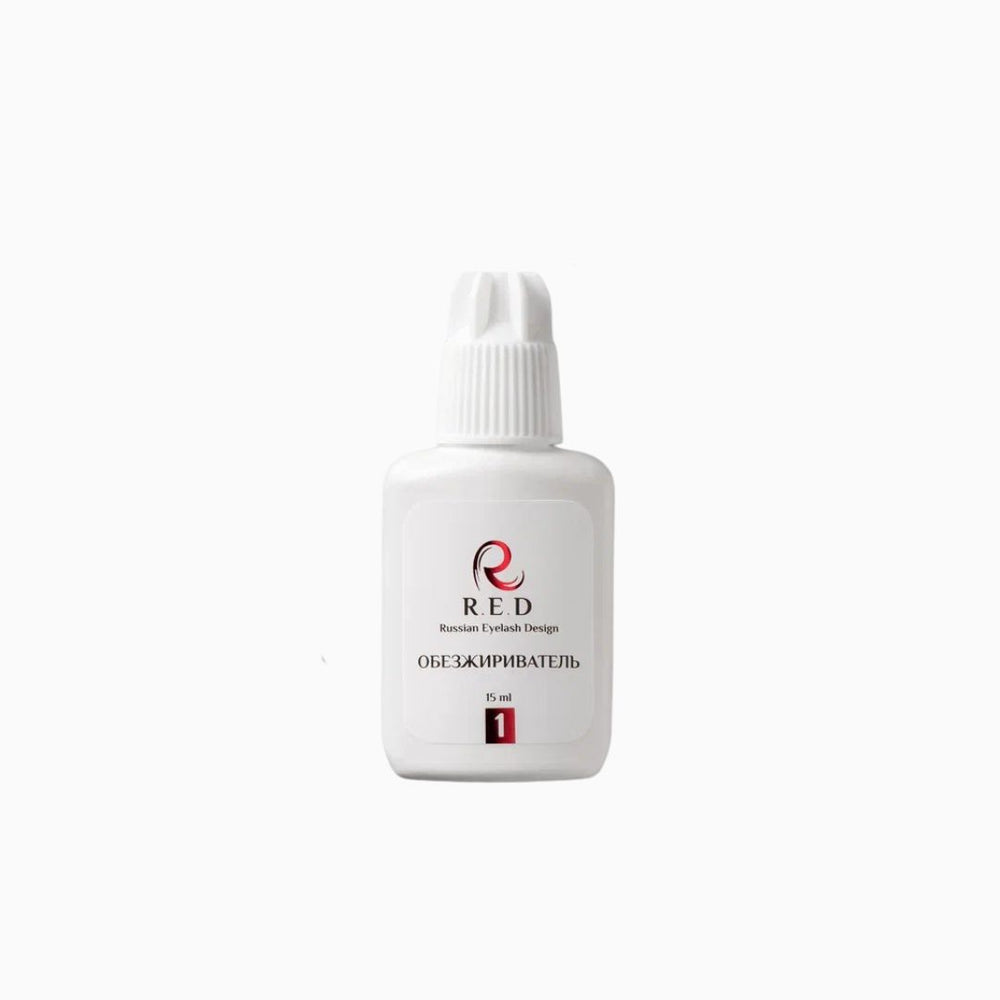 R.E.D Degreaser 15ml מסיר שומנים מקצועי להכנת ריסים לפני הדבקה
