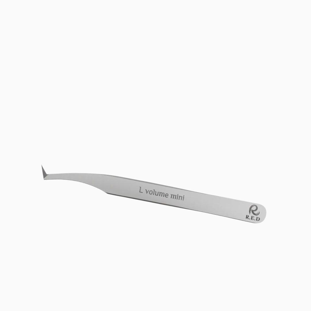פינצטה מקצועית R.E.D L Type Volume ליצירת נפח בהלחמת ריסים