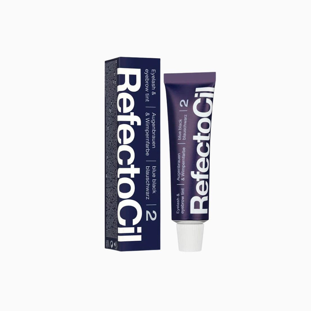 RefectoCil No.2 Blue Black צבע מקצועי לגבות ולריסים 15ml