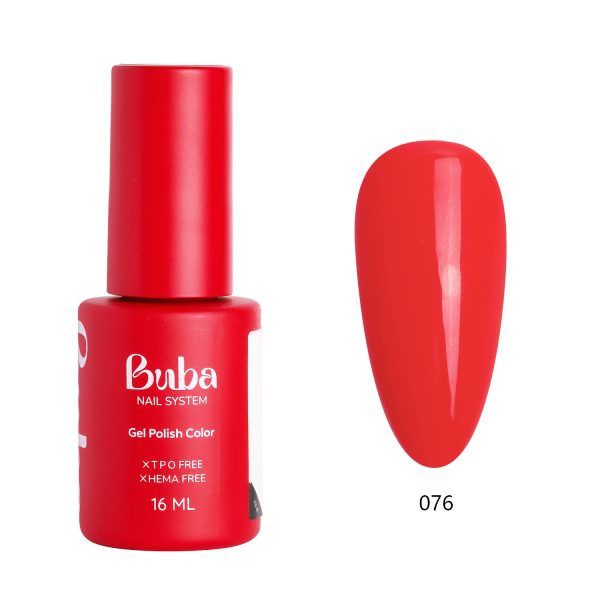 לק ג׳ל BUBA HEMA FREE גוון 076 16 מ״ל