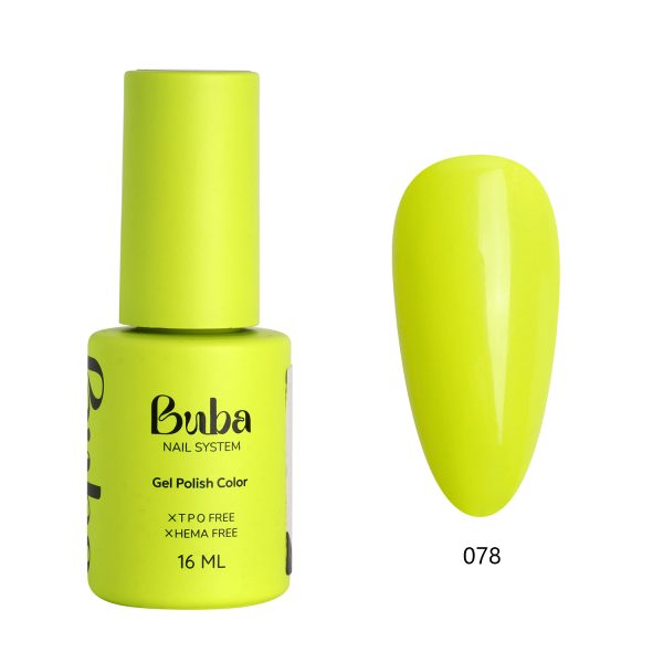 לק ג׳ל BUBA HEMA FREE גוון 078 16 מ״ל