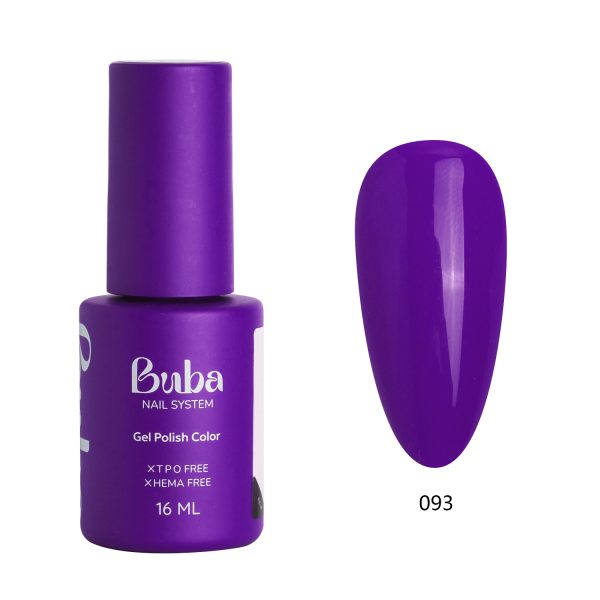 לק ג׳ל BUBA HEMA FREE גוון 093 16 מ״ל