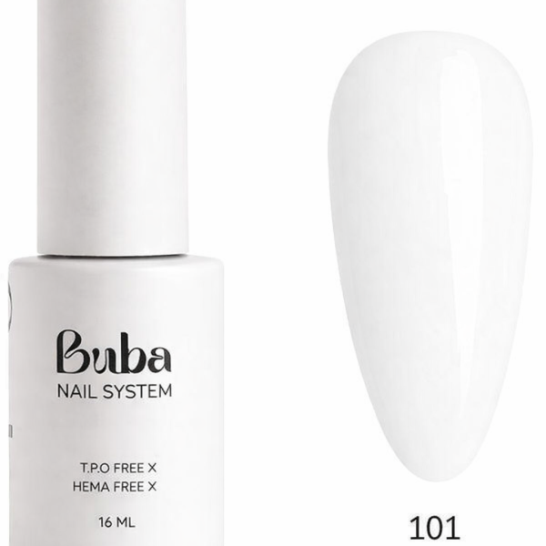 לק ג׳ל BUBA HEMA FREE גוון 101 16 מ״ל