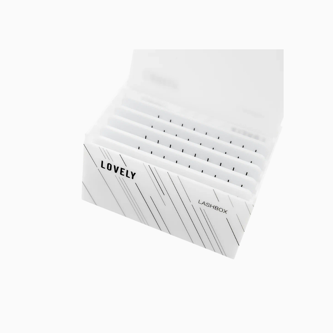 Lashbox | קופסת אחסון + 5 פלטות ריסים