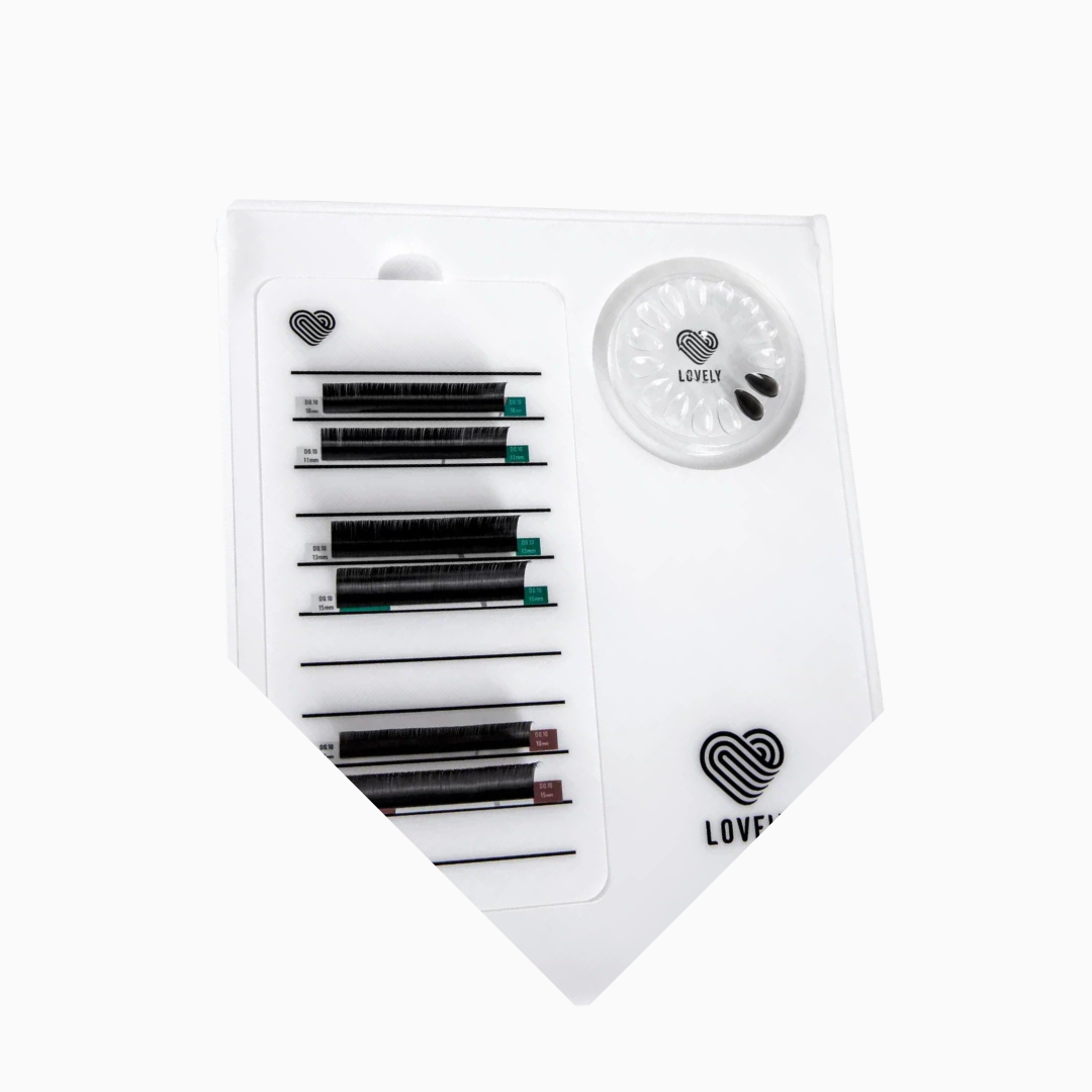 Lashbox Organizer | קופסת + 5  פלטות עבודה לריסים