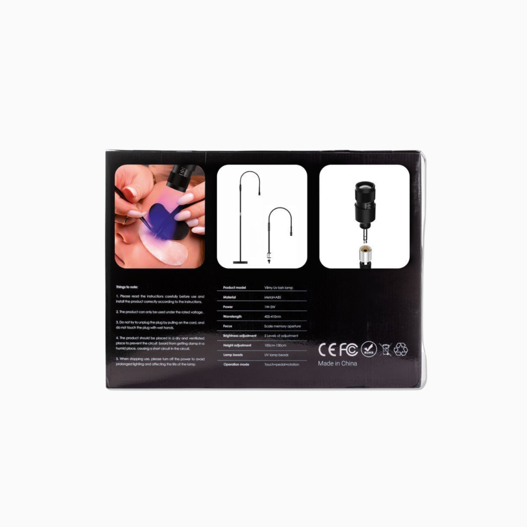 VILMY UV LED 5W | مصباح UV احترافي لتركيب الرموش