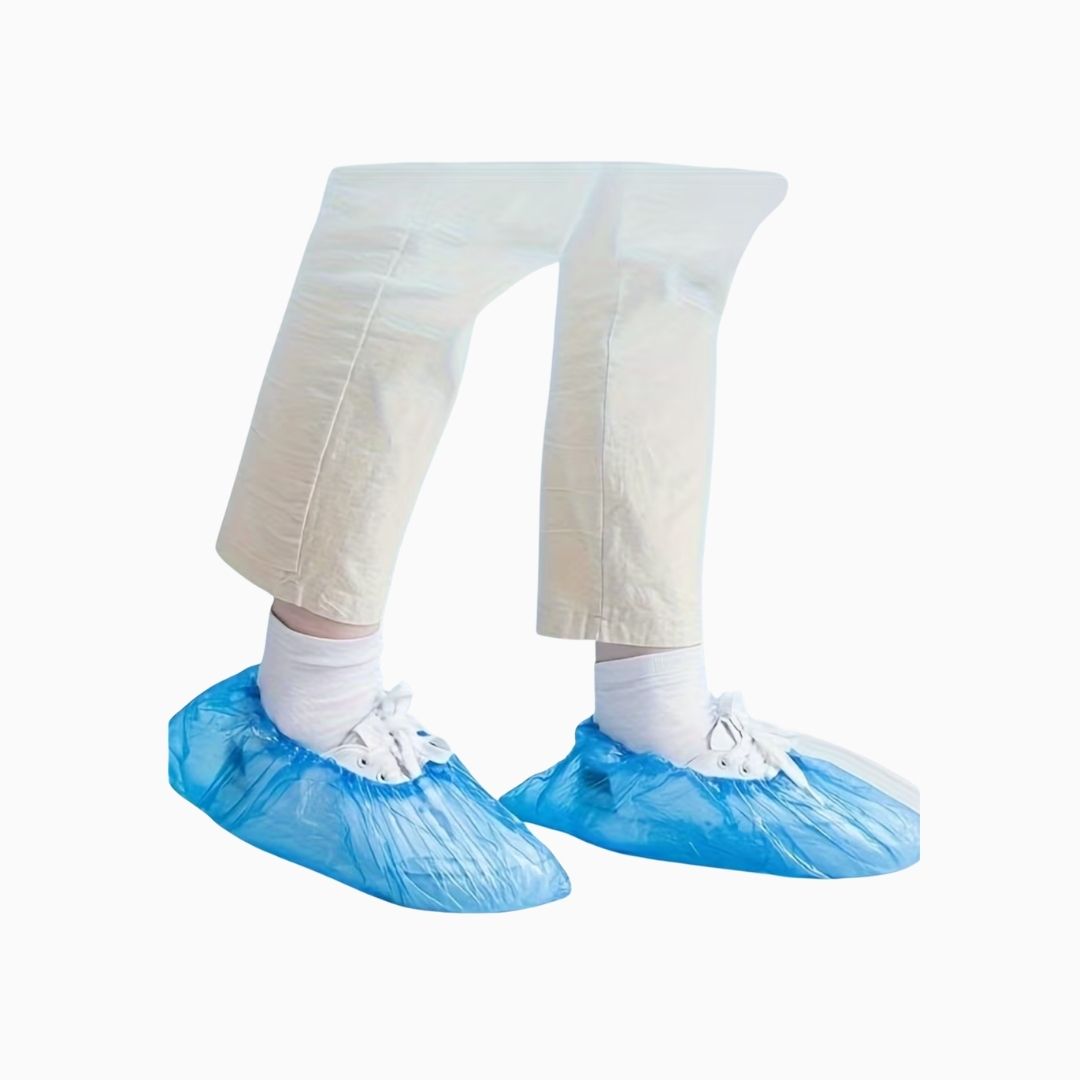 כיסויי נעליים חד פעמיים כחולים | 100 יחידות