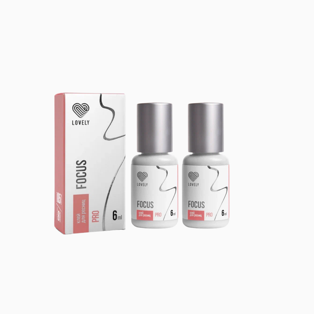 Focus PRO | דבק להלחמת ריסים 6 מ״ל 2 יח׳