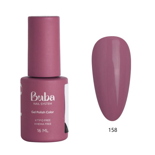 לק ג׳ל BUBA HEMA FREE גוון 158 16 מ״ל