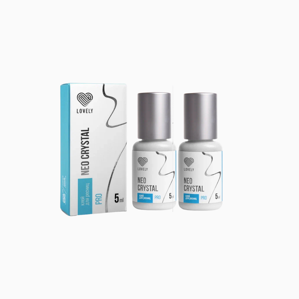 Neo Crystal PRO | דבק להלחמת ריסים 5 מ״ל 2 יח׳