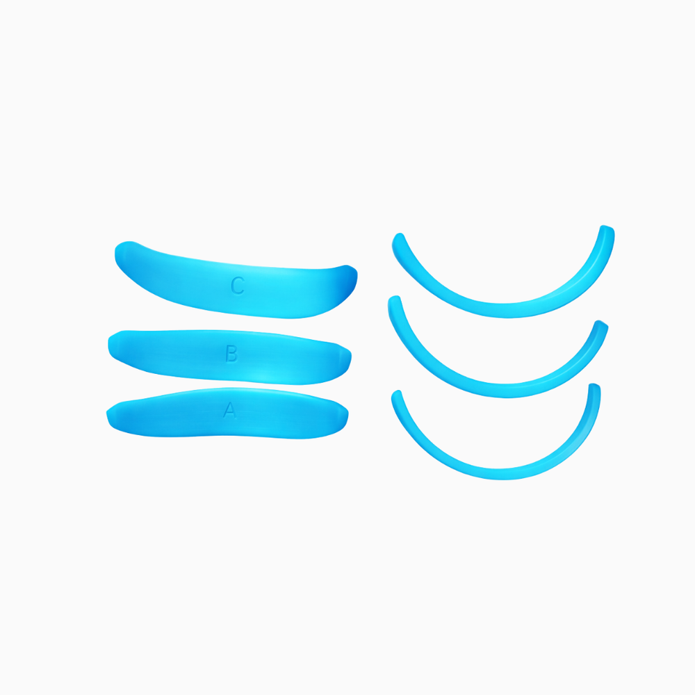 סיליקונים לריסים תחתונים | 3 זוגות