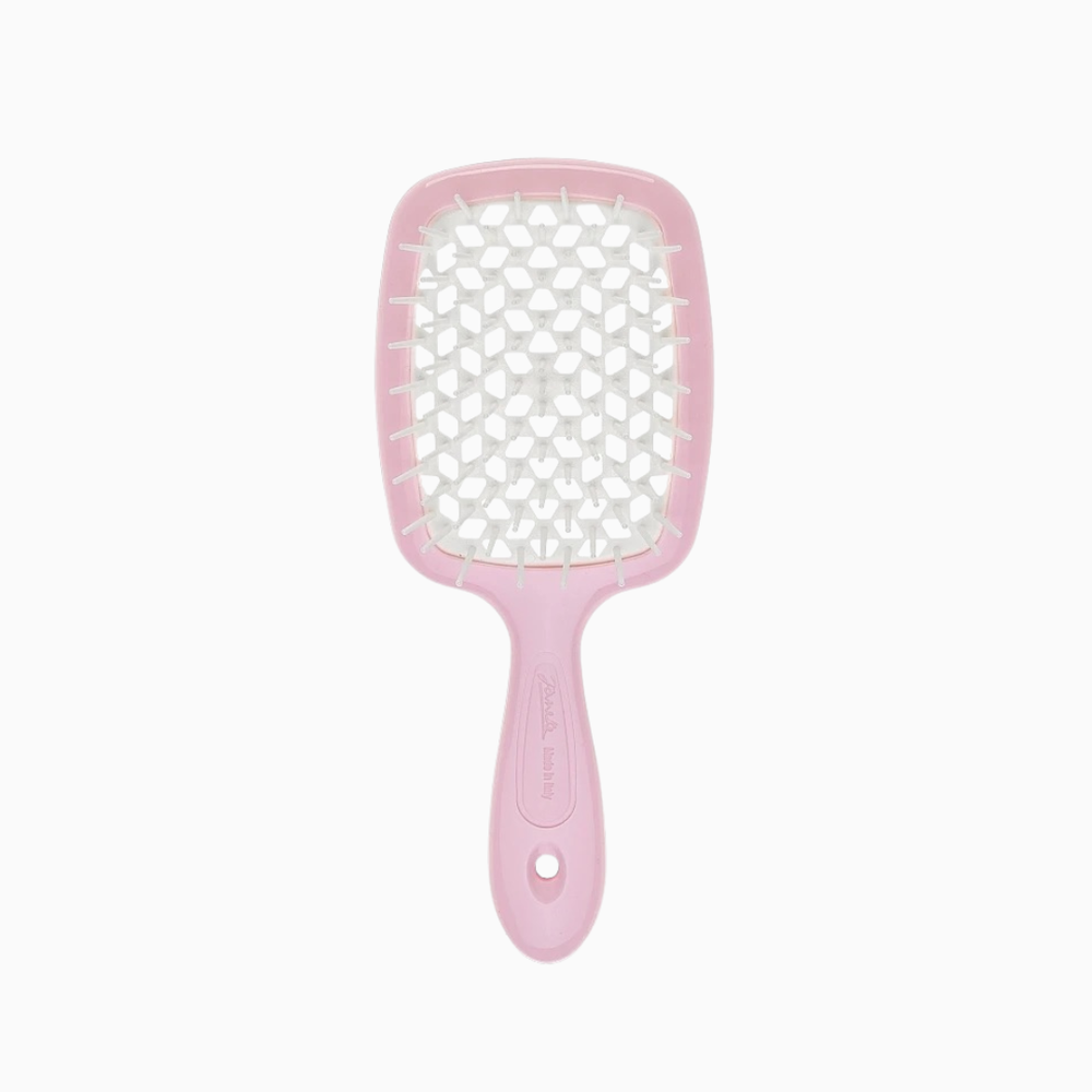 Superbrush Small Pastel Pink with White | فرشاة للشعر